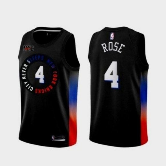 New york knicks derrick rose jersey Clearance